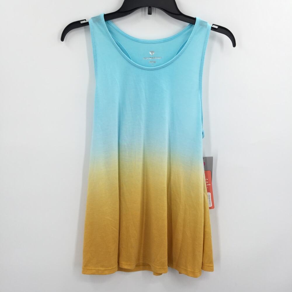 Colosseum Tie Dye Kate Tank Top Racerback Size S